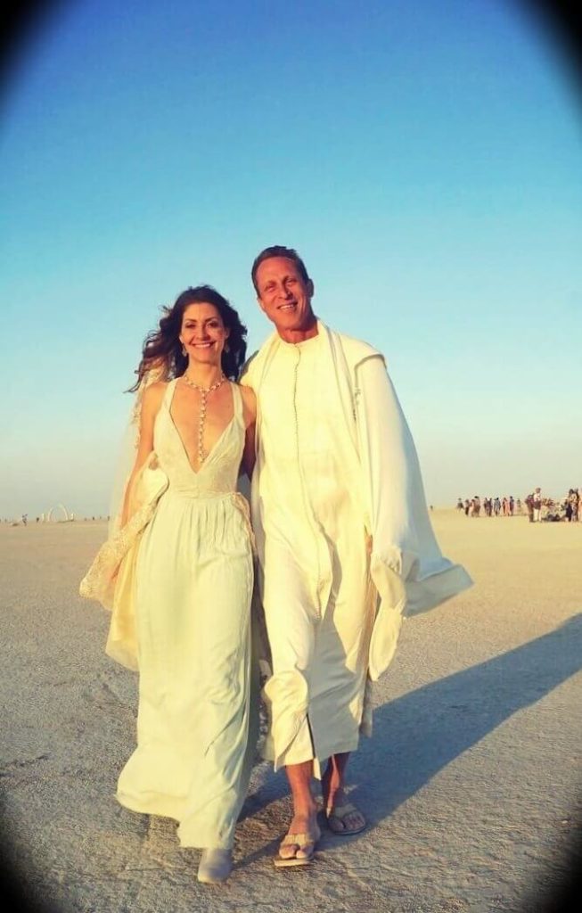 Dr. Mark Hyman with his wife Mia Lux