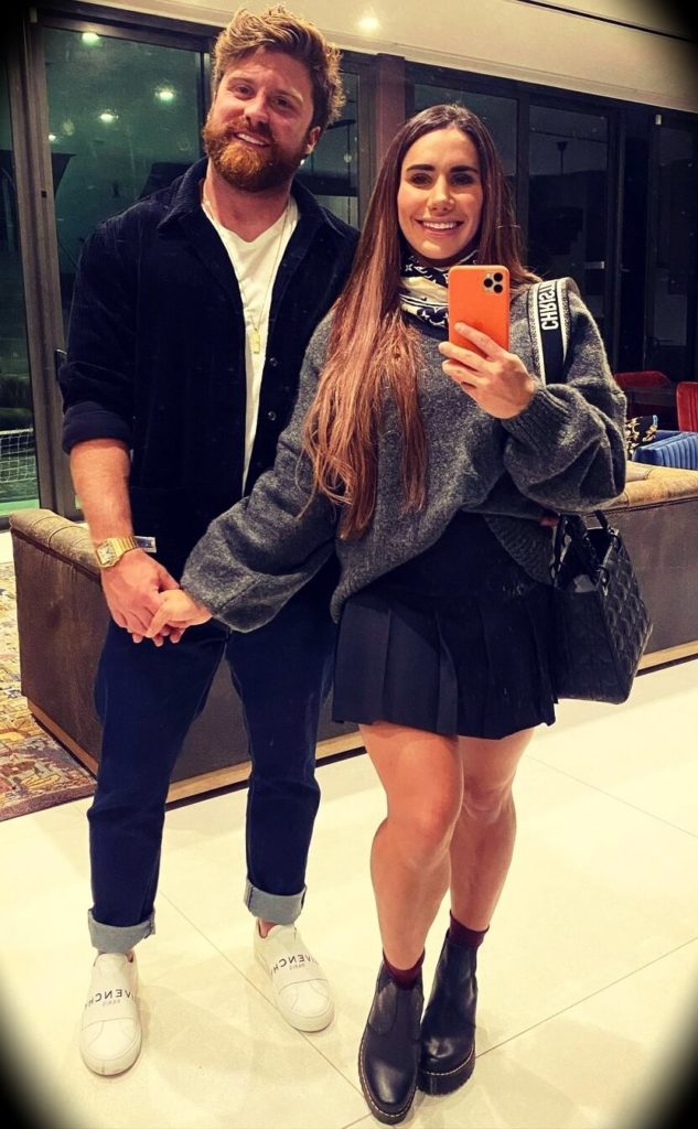 Stefanie Cohen with her boyfriend Hayden Bowe
