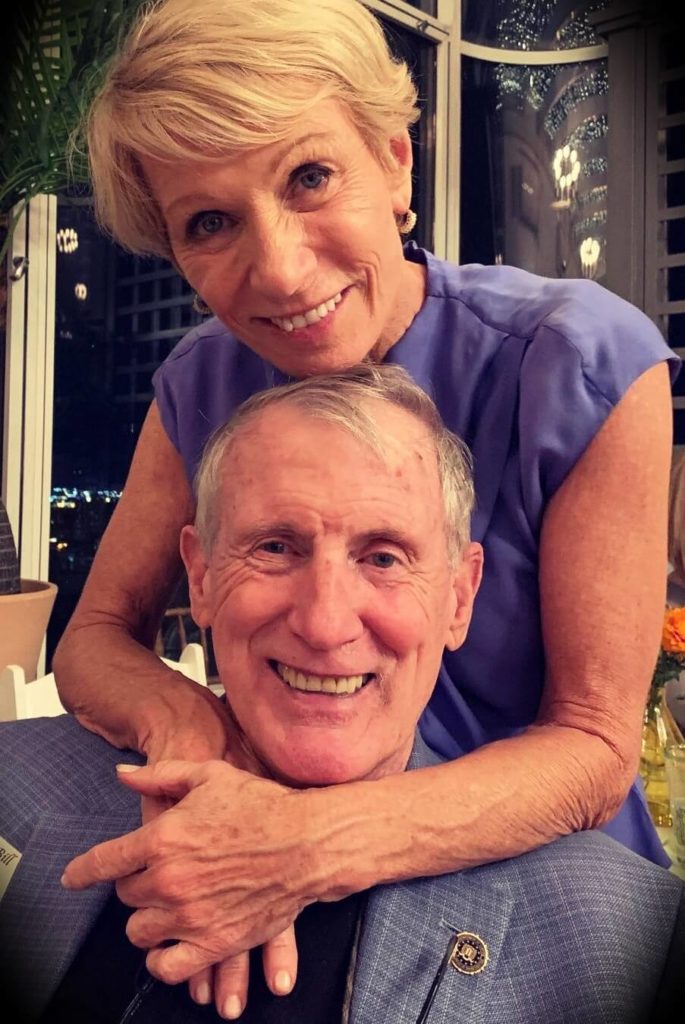 Barbara Corcoran with her husband Bill Higgins