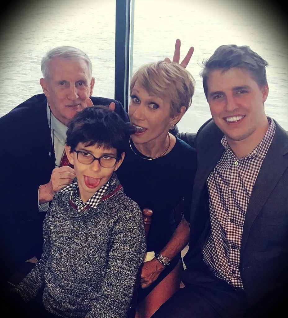 Barbara Corcoran with her husband Bill Higgins and their children Tom and Kate