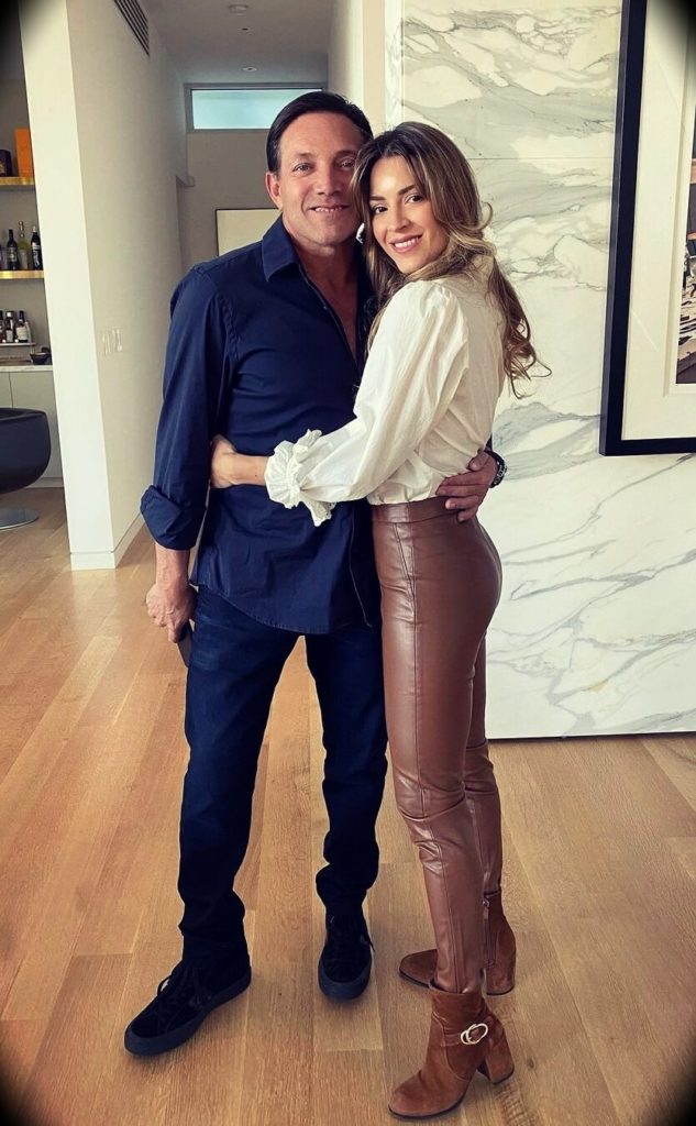Jordan Belfort with his girlfriend Cristina Invernizzi