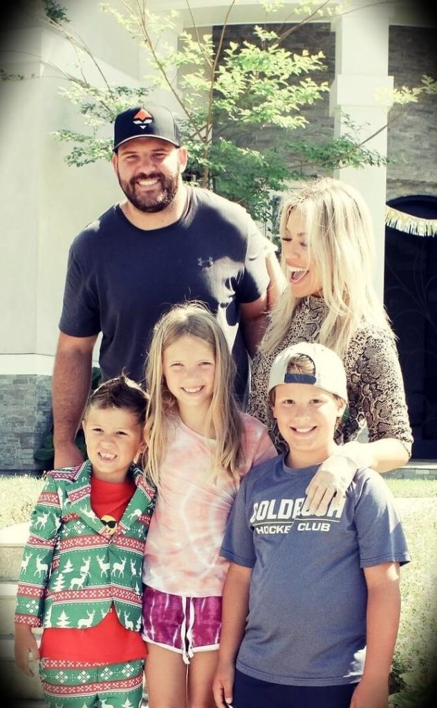 Cayla Craft with her husband Chase Craft and their children