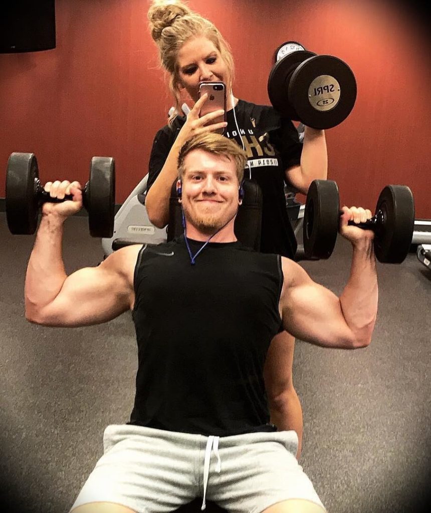 Nick Miller aka Nick's Strength and Power with his sister Brooke Miller