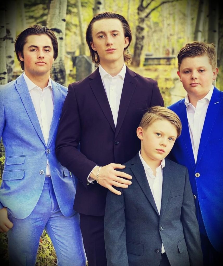 Sean Whalen's four sons