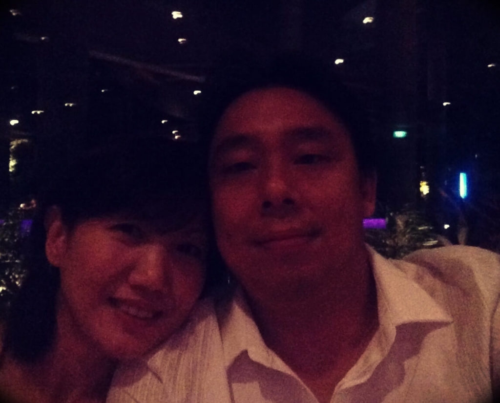 Adam Khoo with his wife Sally