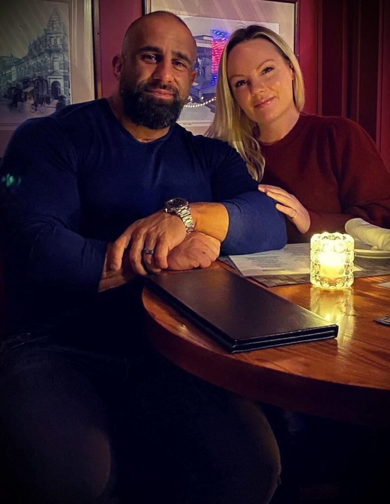 Fouad Abiad with his wife Sommer Robertson-Abiad