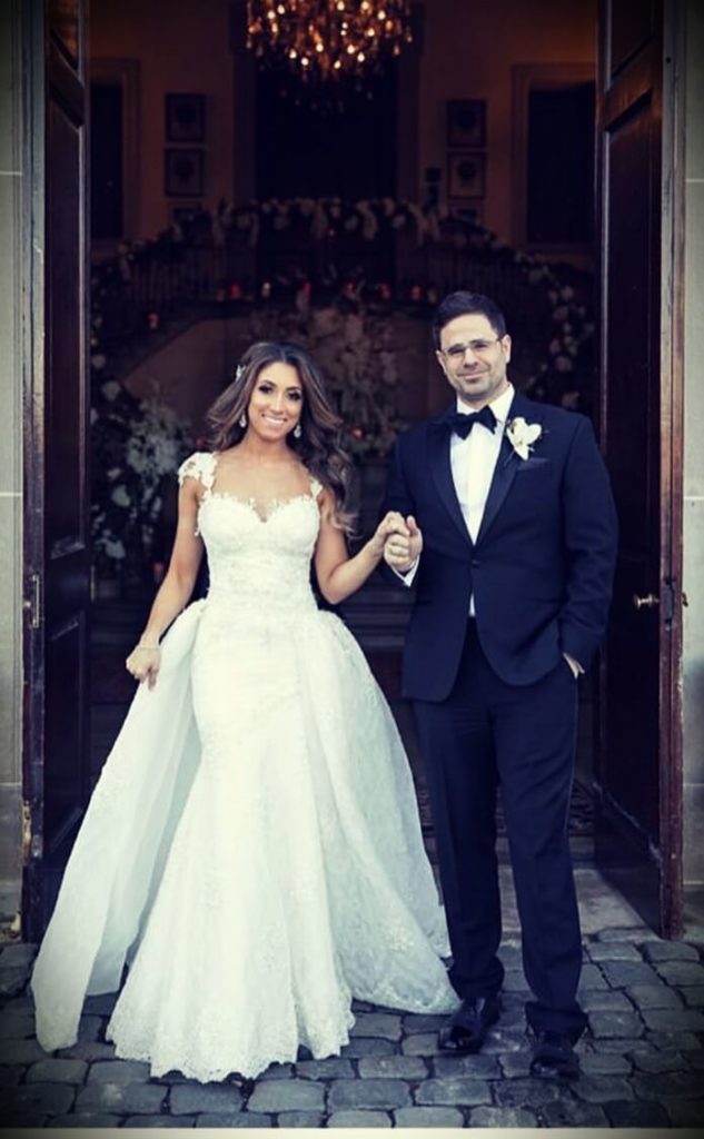 Yannis Pappas with his wife Brittany DeCicco