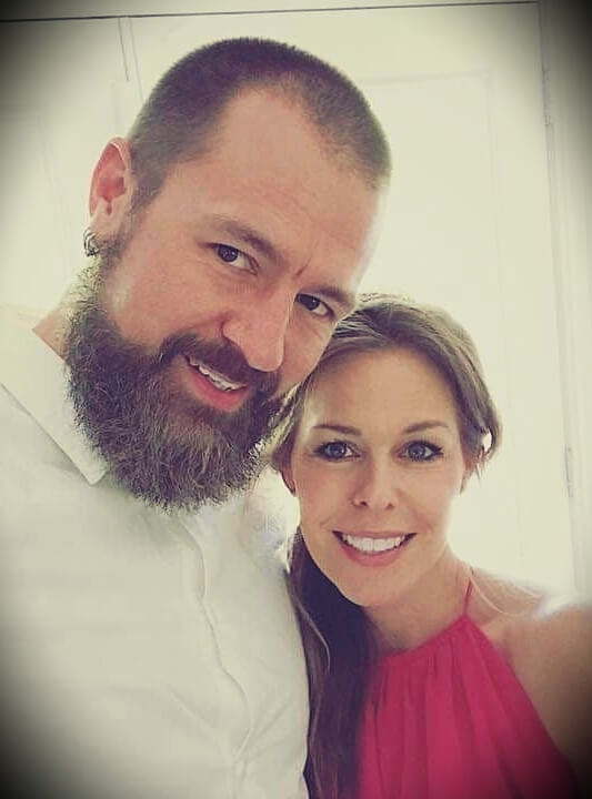 drummer Stephen Taylor with his wife Kelli