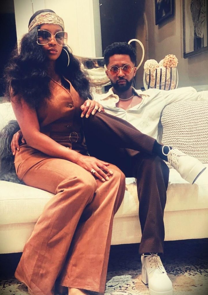 Zaytoven with his wife Stephanie Dotson 