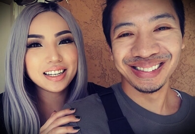 Promise Tamang (dope2111) with her husband Steve Phan