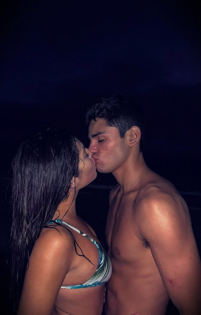 Ryan Garcia with his girlfriend Dreac é Lina