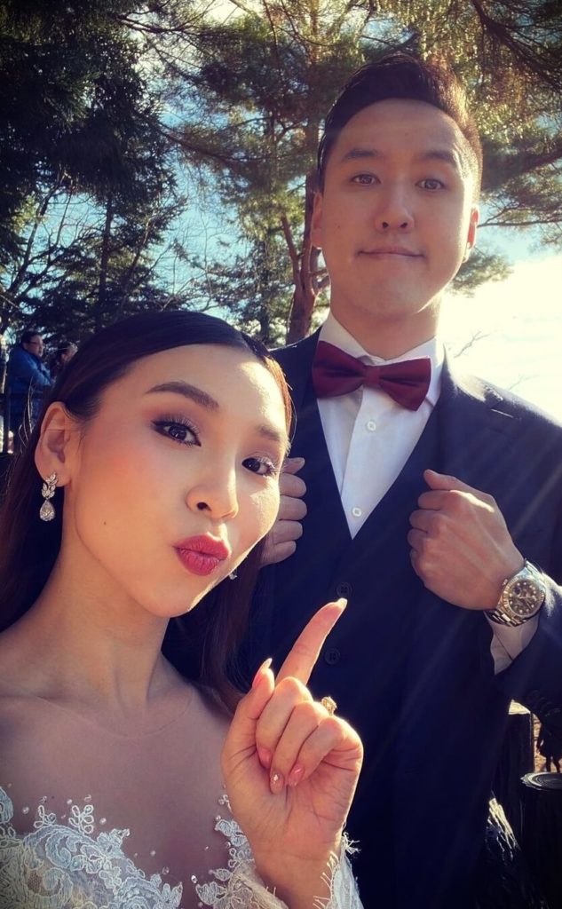 Tina Yong with her husband Alfred Tran