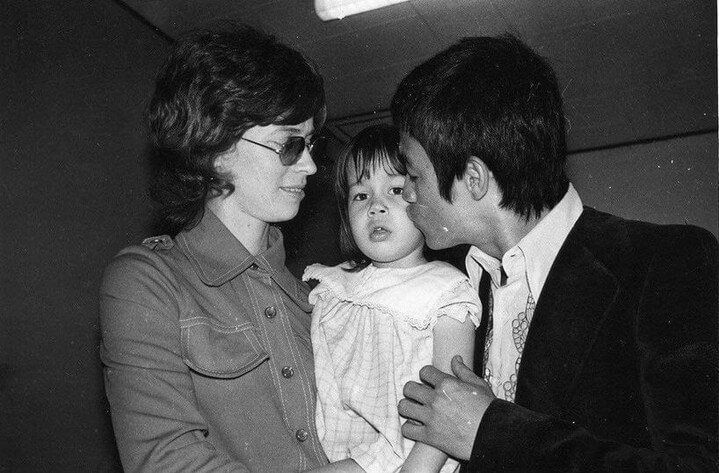 bruce lee with daughter