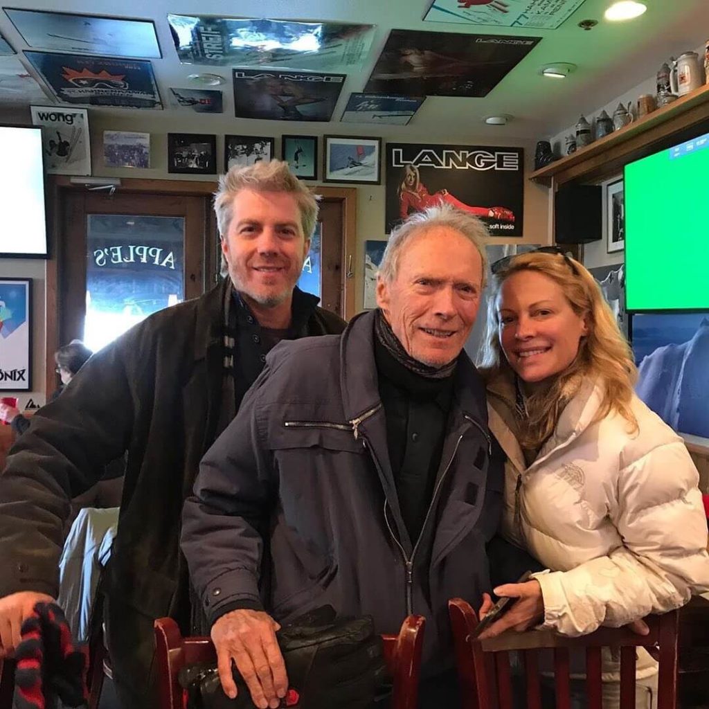 clint eastwood with kyle and alison