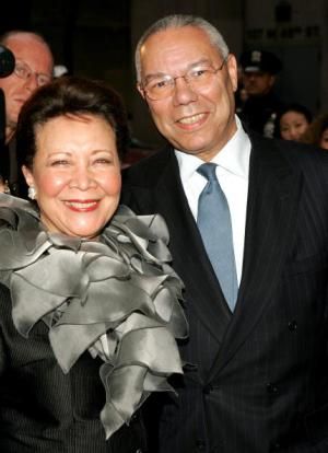 colin powell wife