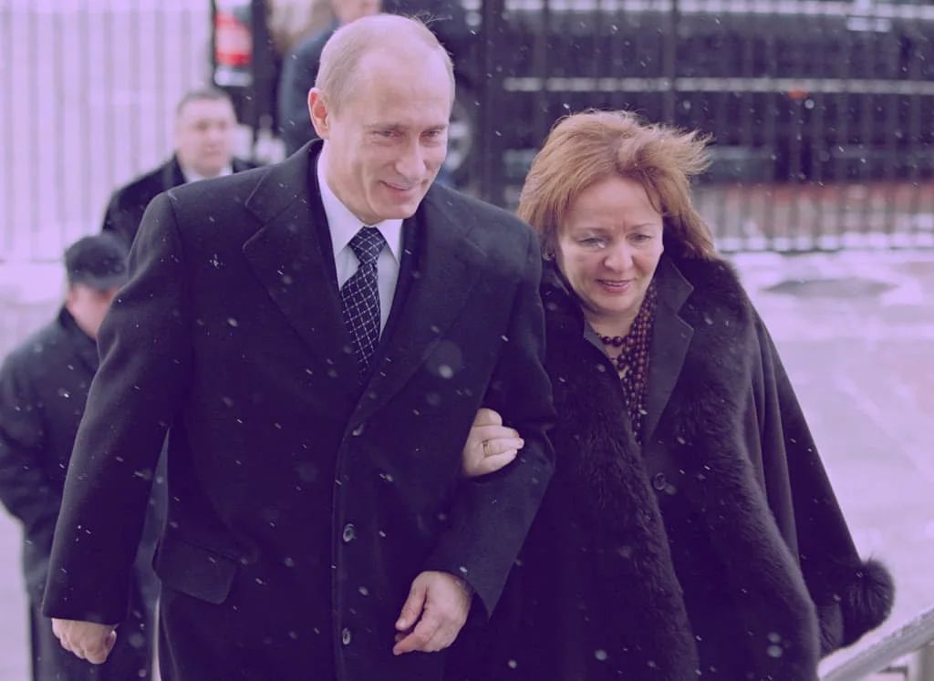 Vladimir Putin and wife