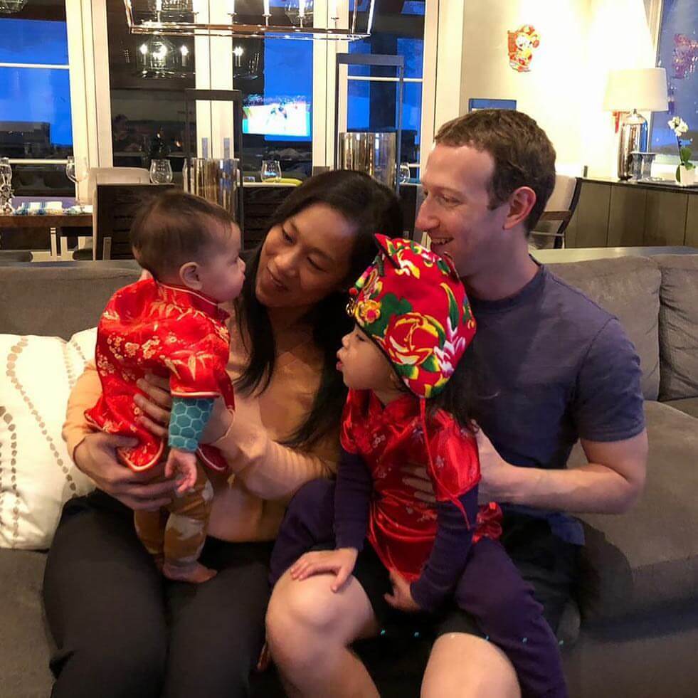 mark zuckerberg family