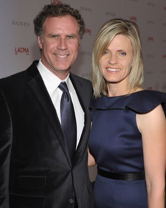 will ferrell with wife