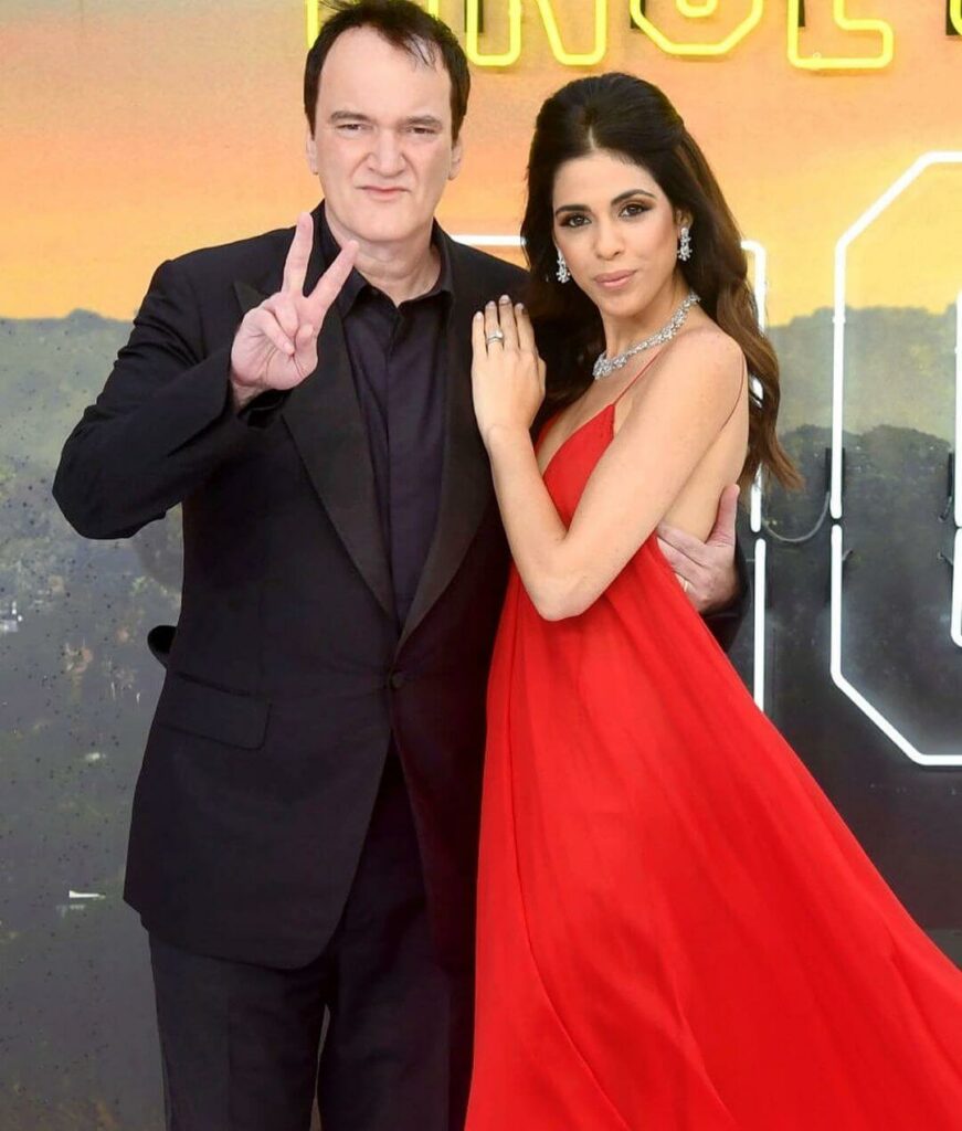 quentin tarantino with wife
