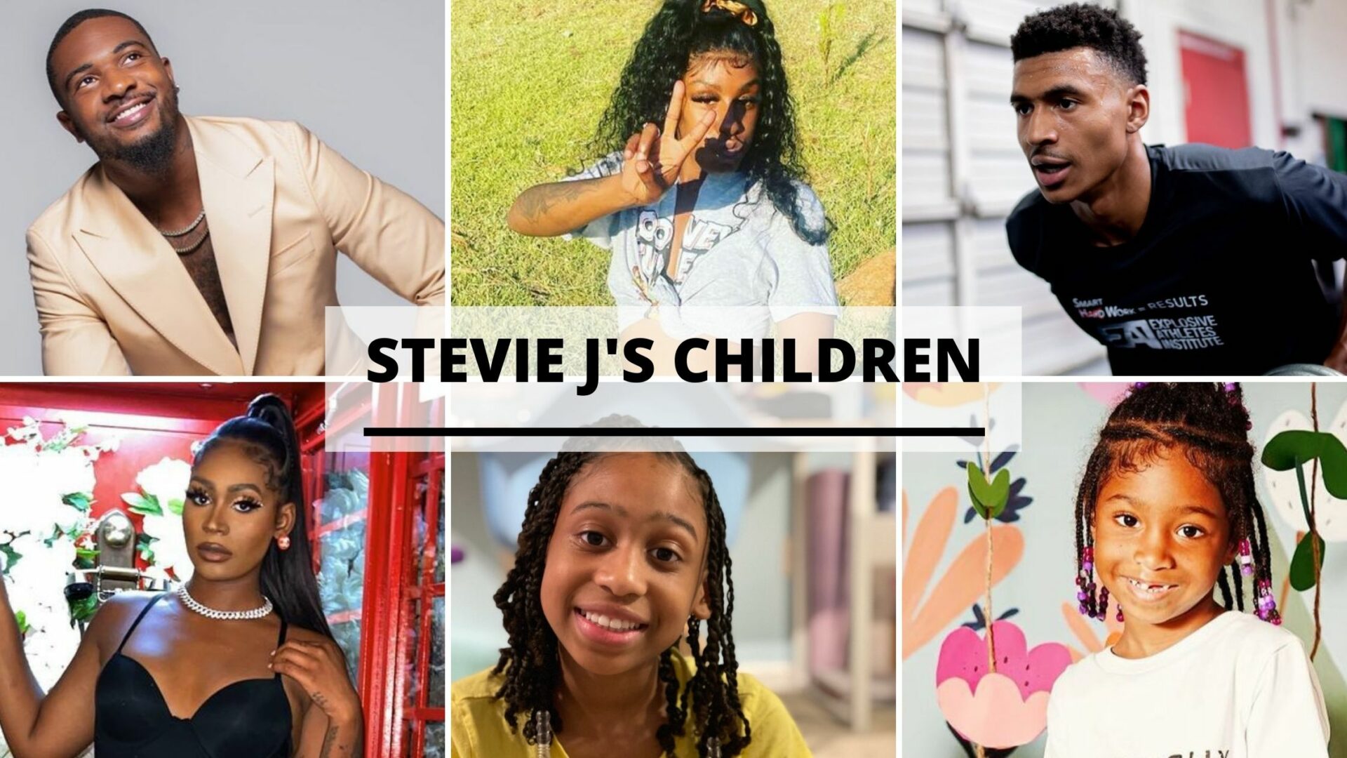 Info and Pics of Stevie J and His Children